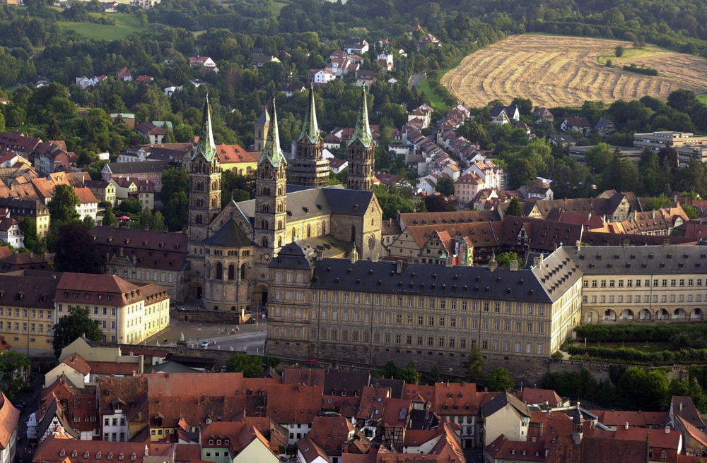 View of Domberg with Bamberg Cathedral